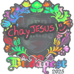 Sticker | chayJESUS (Holo) | Budapest 2025