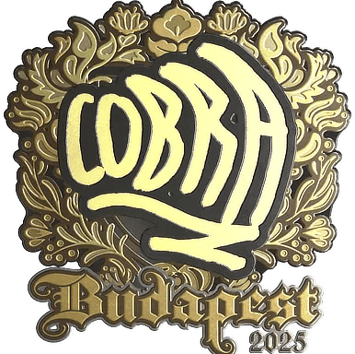 Calcomanía | cobra (dorada) | Budapest 2025