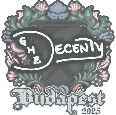 Sticker | decenty | Budapest 2025
