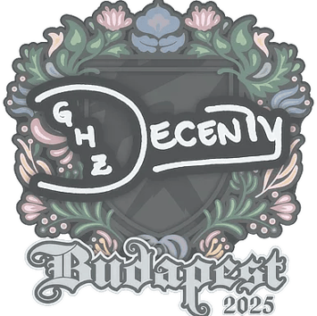 Sticker | decenty | Budapest 2025