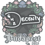 Sticker | decenty | Budapest 2025