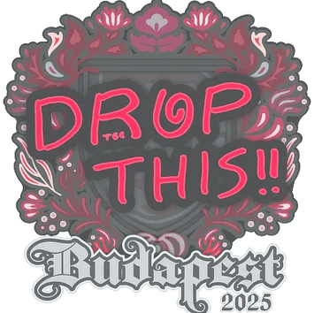 Calcomanía | drop | Budapest 2025