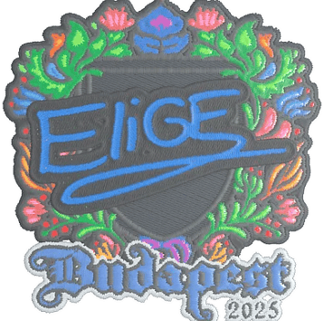 Calcomanía | EliGE (bordada) | Budapest 2025