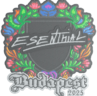 Sticker | esenthial (Embroidered) | Budapest 2025
