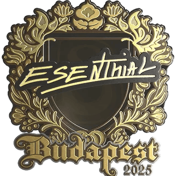 Sticker | esenthial (Gold) | Budapest 2025