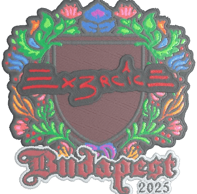 Sticker | Ex3rcice (Embroidered) | Budapest 2025
