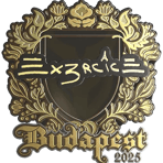 Sticker | Ex3rcice (Gold) | Budapest 2025