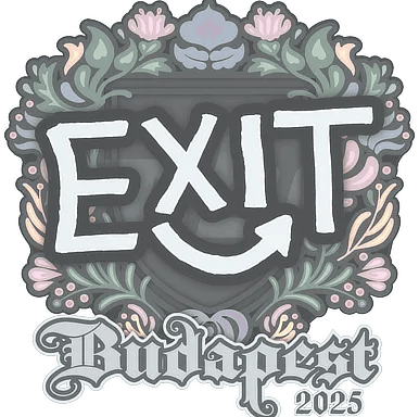 Sticker | exit | Budapest 2025