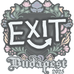 Sticker | exit | Budapest 2025