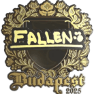 Sticker | FalleN (Gold) | Budapest 2025 image
