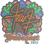 Sticker | fEAR (Embroidered) | Budapest 2025