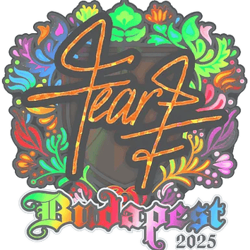Sticker | fEAR (Holo) | Budapest 2025