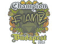 Sticker | FlameZ (Champion) | Budapest 2025