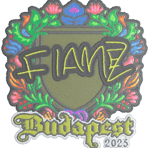 Sticker | FlameZ (Embroidered) | Budapest 2025