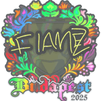Sticker | FlameZ (Holo) | Budapest 2025