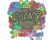 Sticker | FlameZ (Holo, Champion) | Budapest 2025 image