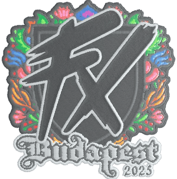 Calcomanía | Fluxo (bordada) | Budapest 2025