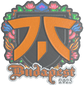 Calcomanía | fnatic (bordada) | Budapest 2025