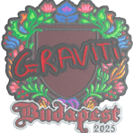 Sticker | Graviti (Embroidered) | Budapest 2025