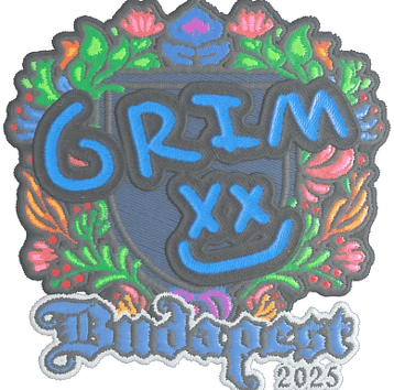 Sticker | Grim (Embroidered) | Budapest 2025