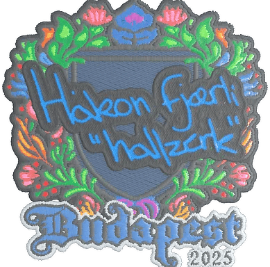 Sticker | hallzerk (Embroidered) | Budapest 2025