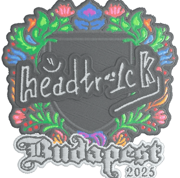 Calcomanía | headtr1ck (bordada) | Budapest 2025