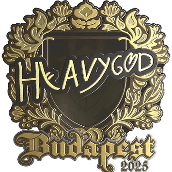 Sticker | Heavygod (Gold) | Budapest 2025