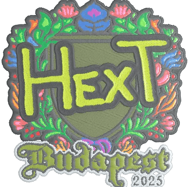 Sticker | HexT (Embroidered) | Budapest 2025