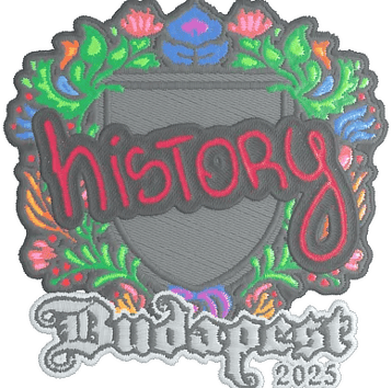 Sticker | History (Embroidered) | Budapest 2025