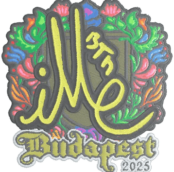 Sticker | iM (Embroidered) | Budapest 2025