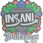 Sticker | insani (Embroidered) | Budapest 2025