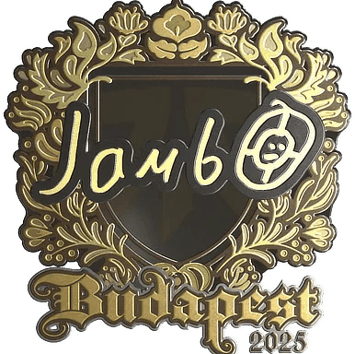 Calcomanía | jambo (dorada) | Budapest 2025