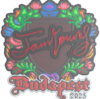 Sticker | JamYoung (Embroidered) | Budapest 2025