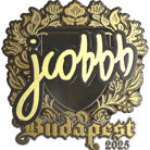 Sticker | jcobbb (Gold) | Budapest 2025 image