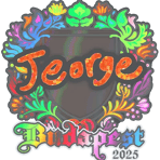 Sticker | jeorge (Holo) | Budapest 2025