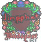 Sticker | Jimpphat (Embroidered) | Budapest 2025