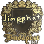 Sticker | Jimpphat (Gold) | Budapest 2025