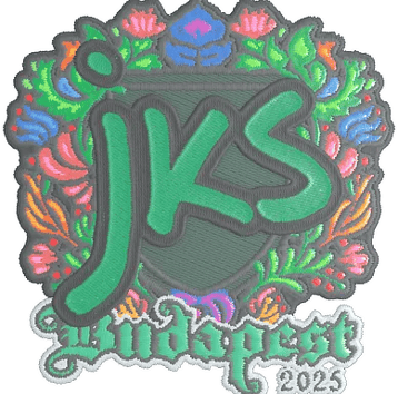 Calcomanía | jks (bordada) | Budapest 2025