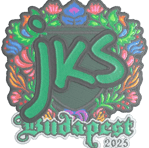 Sticker | jks (Embroidered) | Budapest 2025