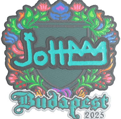 Sticker | jottAAA (Embroidered) | Budapest 2025