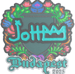 Sticker | jottAAA (Embroidered) | Budapest 2025