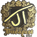 Sticker | JT (Gold) | Budapest 2025