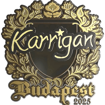 Sticker | karrigan (Gold) | Budapest 2025