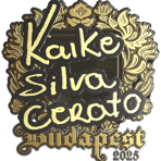 Sticker | KSCERATO (Gold) | Budapest 2025