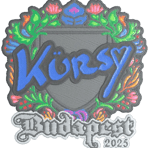 Sticker | Kursy (Embroidered) | Budapest 2025