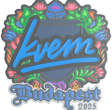 Sticker | Kvem (Embroidered) | Budapest 2025