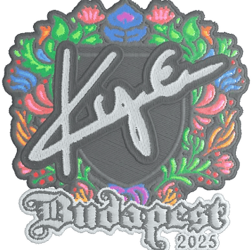 Calcomanía | kye (bordada) | Budapest 2025