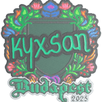 Sticker | kyxsan (Embroidered) | Budapest 2025