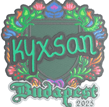 Sticker | kyxsan (Embroidered) | Budapest 2025