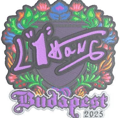 Sticker | L1haNg (Embroidered) | Budapest 2025